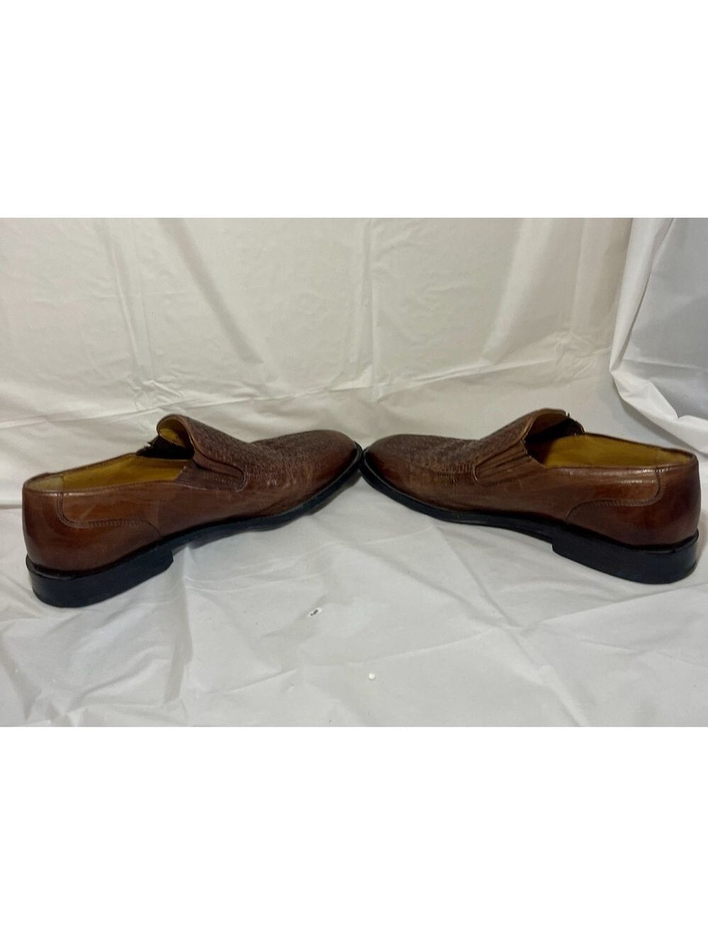 Johnston & Murphy Driver Woven Slip On Loafer size 8 M Brown - Picture 7 of 15